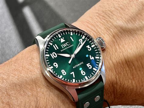 iwc pilot bi time|43mm iwc big pilot.